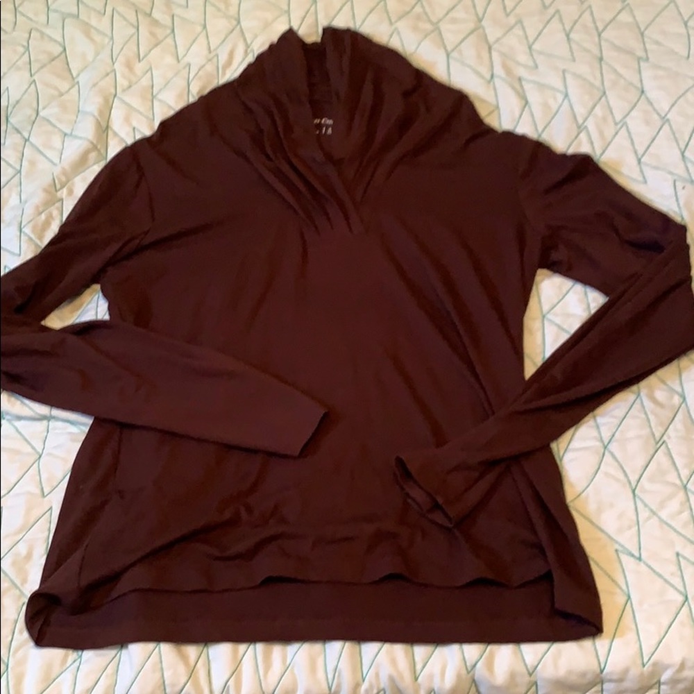 High necked blouse